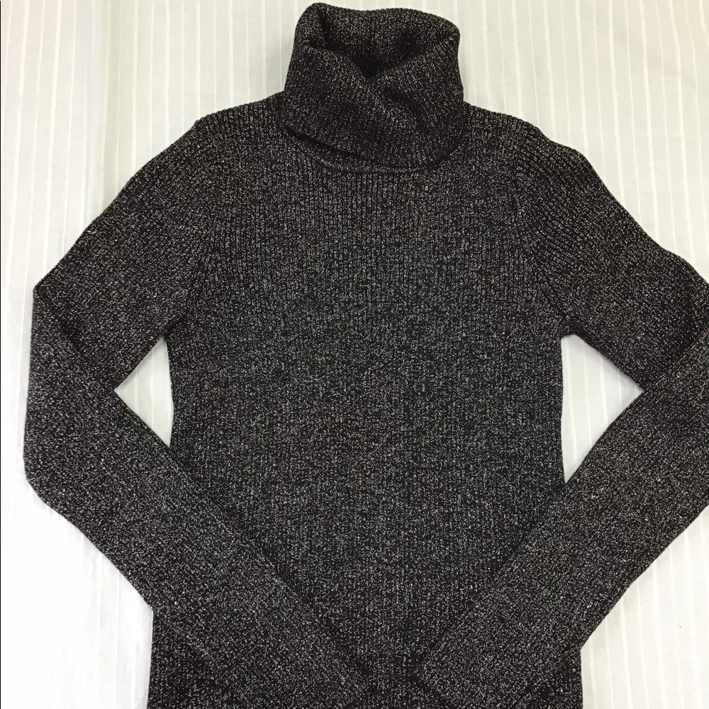‼️ROBERT RODRIGUEZ BLACK METALLIC TURTLENECK‼️